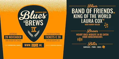 Blues & Brews IX – Iduna, Drachten — muziek in Drachten