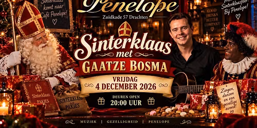 Sinterklaas met Gaatze Bosma in Drachten